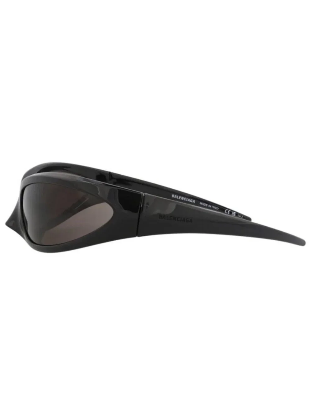 New Balenciaga Unisex Shield/Wrap Black Black Grey Fashion Designer Sunglasses